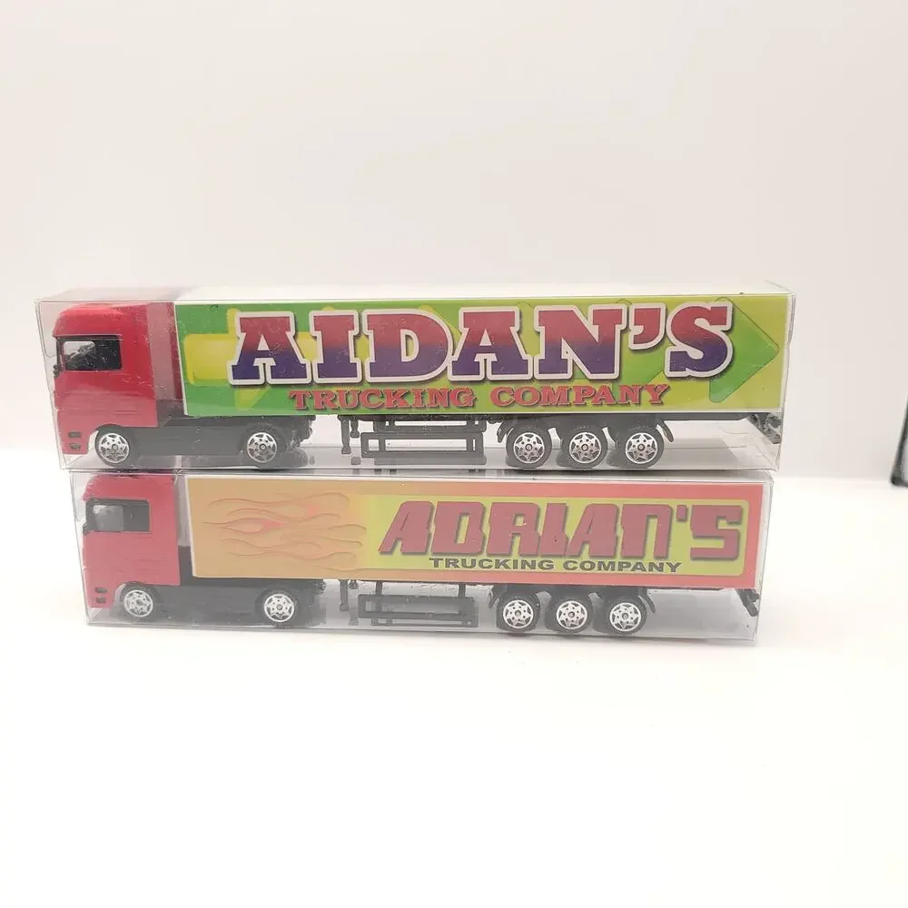 Swibco Trucking Company Toy Semi Truck Set of 10 New in package Gray Blue